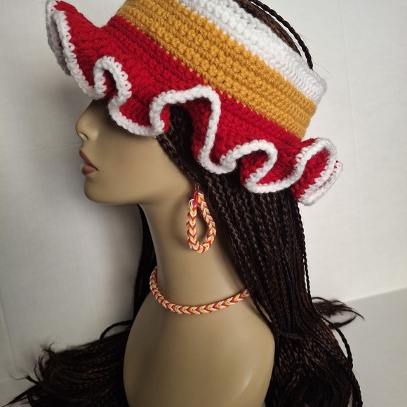 Open Top Bucket Ruffle Hat - Picture 3 of 6